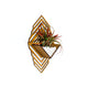 Air Plant Holder - Sconce Wall Planter (L) / Mounted Plant Hanger // Handmade Wood Home Decor Display Plant Lover Gift Idea Art Tillandsia