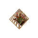 Air Plant Holder - Quadrate Wall Planter 4 / Mounted Plant Hanger Display // Handmade Wood Home Decor Plant Lover Gift Idea Art Tillandsia
