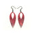 Nativas [16] // Acrylic Earrings - Red Holograph, White
