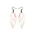 Nativas [11R] // Acrylic Earrings - Red Holograph, White