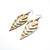 Arrowhead 03 [L] // Wood Earrings - Ash
