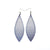 Terrabyte v.11_4 // Leather Earrings - Purple Pearl - LIGHT RAZOR DESIGN STUDIO
