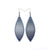 Terrabyte v.11_3 // Leather Earrings - Purple Pearl - LIGHT RAZOR DESIGN STUDIO