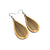 Drop 05 [S] // Wood Earrings - Canarywood