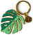 Monstera 'Deliciosa' Plant Lover Keychain, Plant Gifts