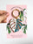 Monstera 'Albo Variegata' Plant Keychain