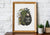 'Plants are Therapy' / Framed Art Print