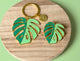 Monstera 'Deliciosa' Plant Lover Keychain, Plant Gifts