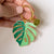 Monstera 'Deliciosa' Plant Lover Keychain, Plant Gifts