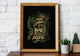 'Drink Water...' / Framed Art Print