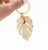 Monstera 'Albo Variegata' Plant Keychain