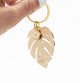 Monstera 'Albo Variegata' Plant Keychain