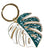 Monstera 'Albo Variegata' Plant Keychain