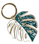 Monstera 'Albo Variegata' Plant Keychain