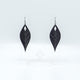 Terrabyte v.10 // Leather Earrings - Black - LIGHT RAZOR DESIGN STUDIO