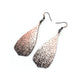 Flared Bevel Drops [01_SparkGradient] // Acrylic Earrings - Rose Gold, Black