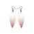 Nativas [09R] // Acrylic Earrings - Red Holograph, White