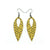 Nativas [04R] // Acrylic Earrings - Celestial Blue, Gold