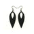 Nativas [04R] // Acrylic Earrings - Black Galaxy, Black