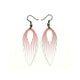 Nativas [10R] // Acrylic Earrings - Red Holograph, White