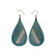 Drop 06 [L] // Leather Earrings - Turquoise