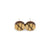 Circle Stud Earrings [ScoredLines] // Wood- Curly Maple