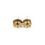 Circle Stud Earrings [ScoredLines] // Wood  - Curly Maple