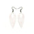 Nativas [17R] // Acrylic Earrings - Red Holograph, White