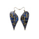 Kaitana 'Circuit' // Acrylic Earrings - Celestial Blue, Gold