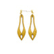 Dangle Stud Earrings [s5] // Leather - Gold