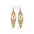 Totem 01 [L] // Wood Earrings - Bolivian Rosewood