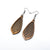 Gem Point 10 [S] // Wood Earrings - Jatoba