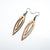 Totem 07 [S] // Wood Earrings - Mahogany