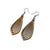 Gem Point 11 [S] // Wood Earrings - Bolivian Rosewood