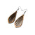 Gem Point 02 [S] // Wood Earrings - Jatoba