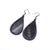 Drop 06 [S] // Leather Earrings - Purple - LIGHT RAZOR DESIGN STUDIO