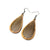 Drop 04 [S] // Wood Earrings - Canarywood