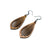 Gem Point 14 [S] // Wood Earrings - Bolivian Rosewood