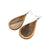 Drop 06 [L] // Wood Earrings - Jatoba