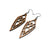 Arrowhead 01 [S] // Wood Earrings - Bolivian Rosewood