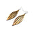 Petal 04 [S] // Wood Earrings - Canarywood