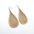 Drop 05 [L] // Wood Earrings - Mahogany