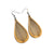 Drop 05 [S] // Wood Earrings - Canarywood