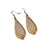Gem Point 10 [S] // Wood Earrings - Canarywood