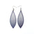 Terrabyte v.11_4 // Leather Earrings - Purple Pearl - LIGHT RAZOR DESIGN STUDIO