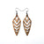 Arrowhead 03 [S] // Wood Earrings - Bolivian Rosewood