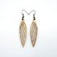 Totem 03 [S] // Wood Earrings - Mahogany