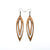 Totem 07 [L] // Wood Earrings - Jatoba