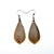 Gem Point 10 [S] // Wood Earrings - Bolivian Rosewood