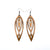 Totem 06 [L] // Wood Earrings - Jatoba